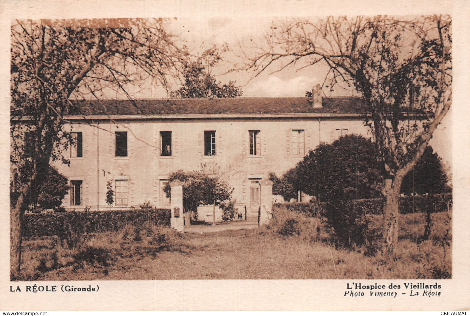 33-LA REOLE HOSPICE DES VIEILLARDS-N°T5033-F/0163 - La Réole