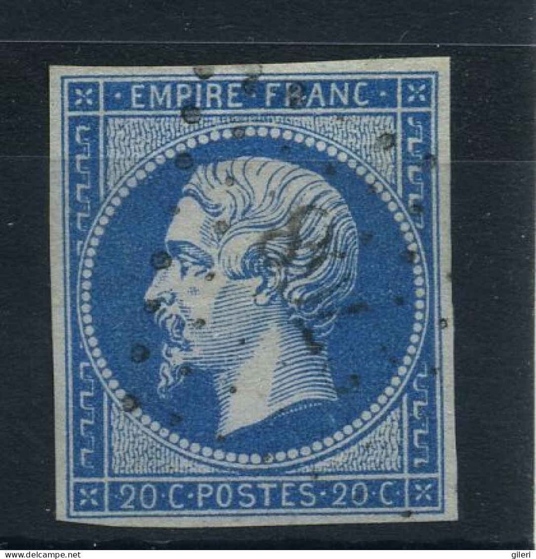 N 14A Ob PC2768 - Variété : Point Entre Le F Et R - 1853-1860 Napoleon III