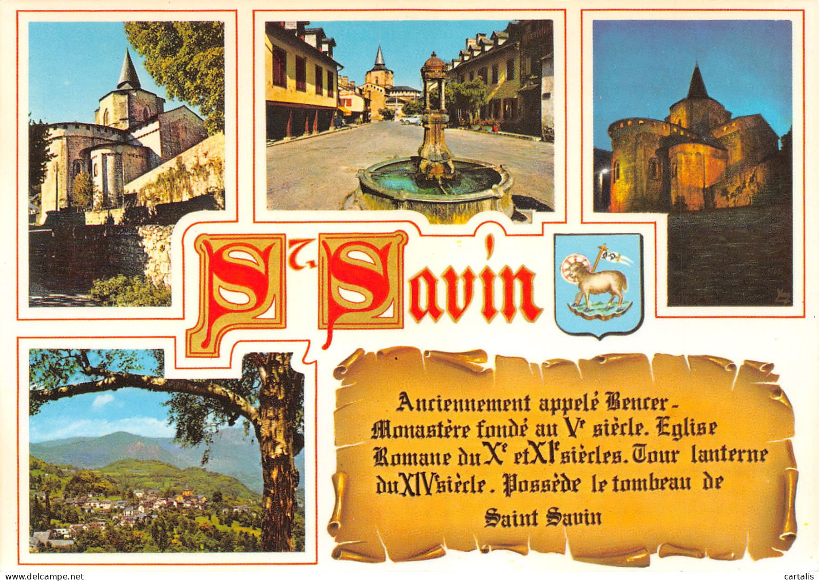 65-SAINT SAVIN-N°3702-A/0127 - Saint Savin