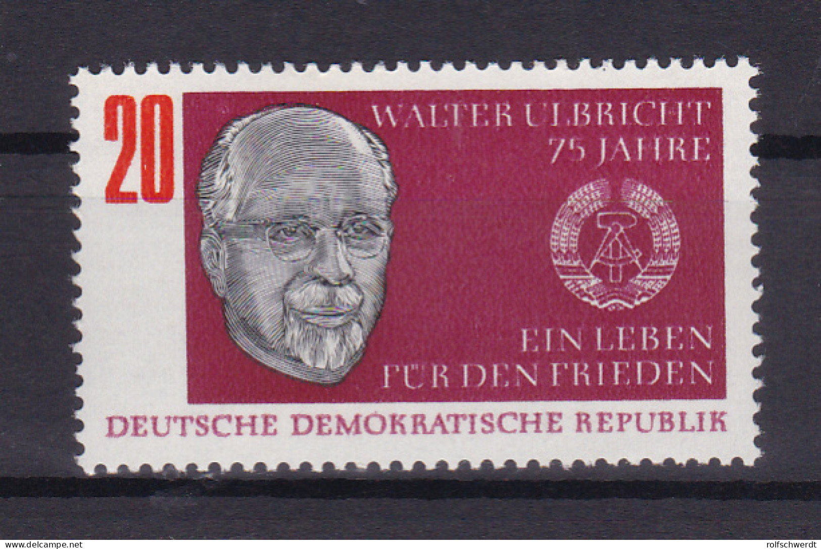 75. Geburtstag Von Walter Ulbricht, ** - Andere & Zonder Classificatie