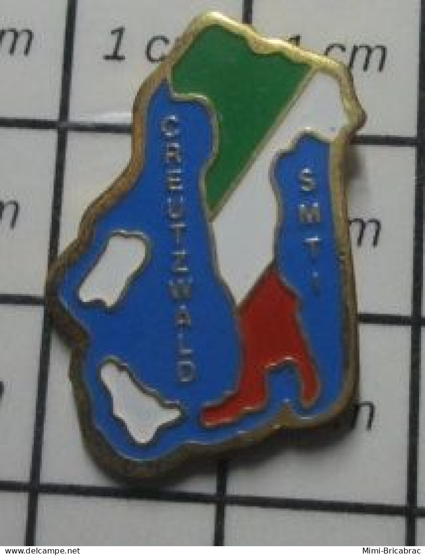 1922 Pin's Pins / Beau Et Rare : ASSOCIATIONS / SMTI ITALIE CREUTZWALD BOTTE ITALIENNE - Associazioni