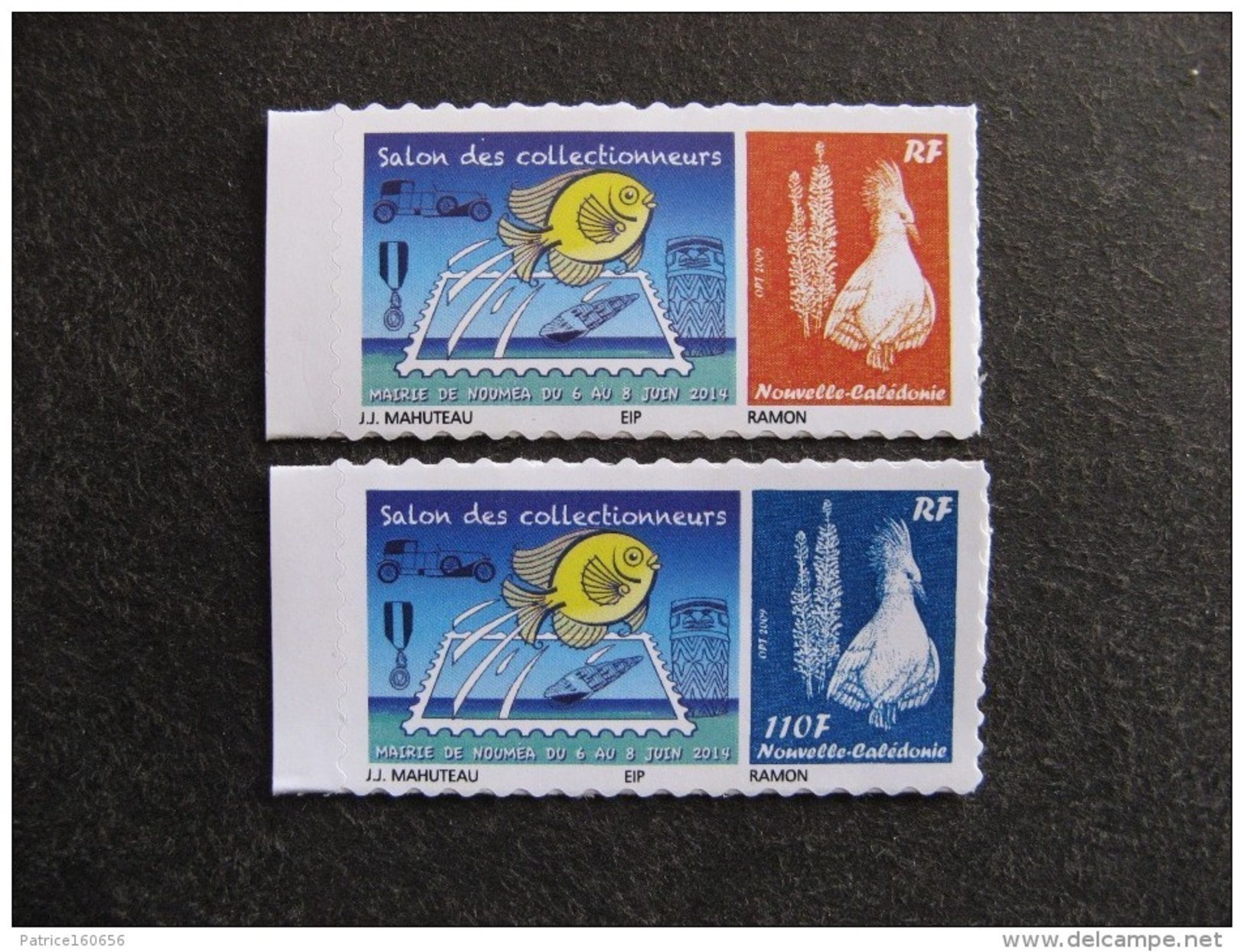 Nouvelle-Calédonie: TB Paire N°1221 A Et N° 1221 B, Neufs XX . - Unused Stamps