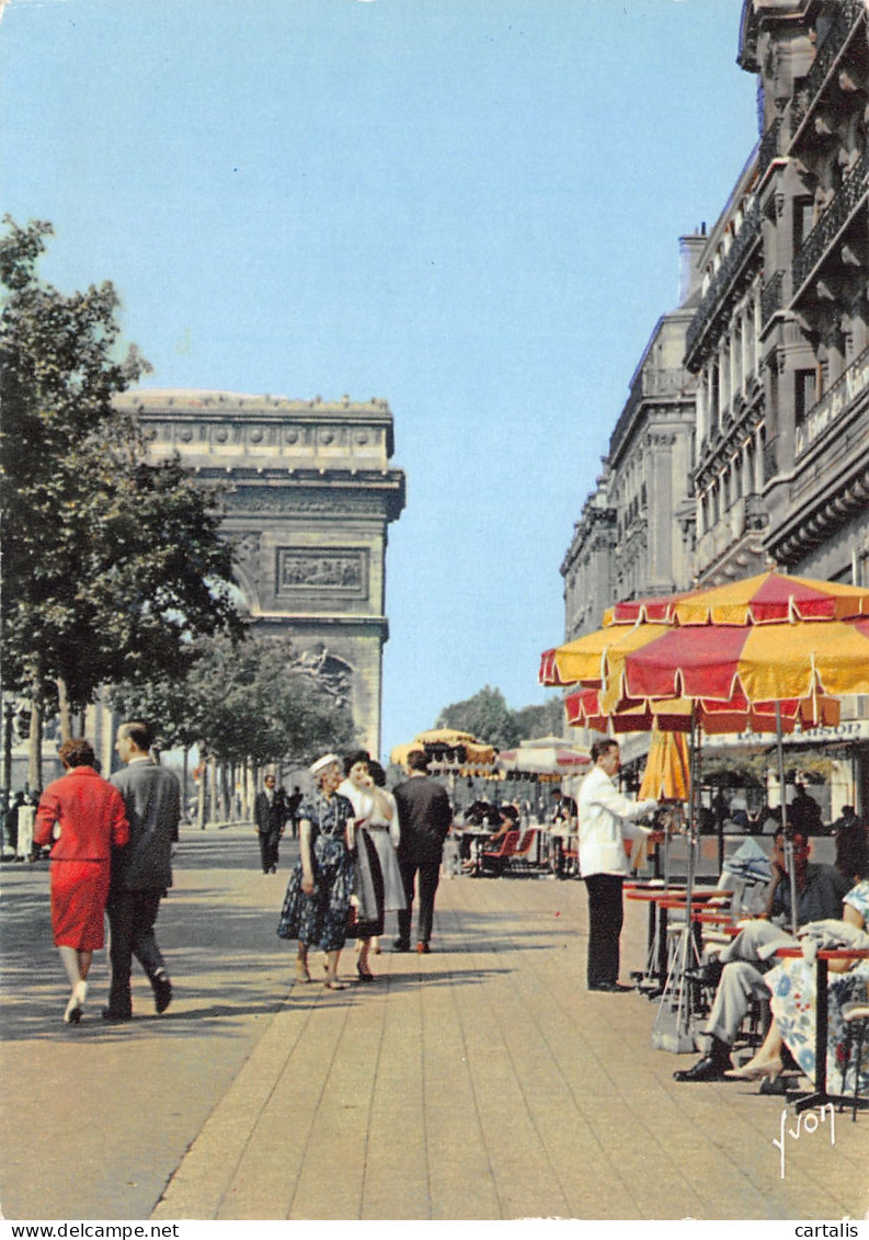 75-PARIS LES CHAMPS ELYSEES-N°3703-C/0269 - Champs-Elysées