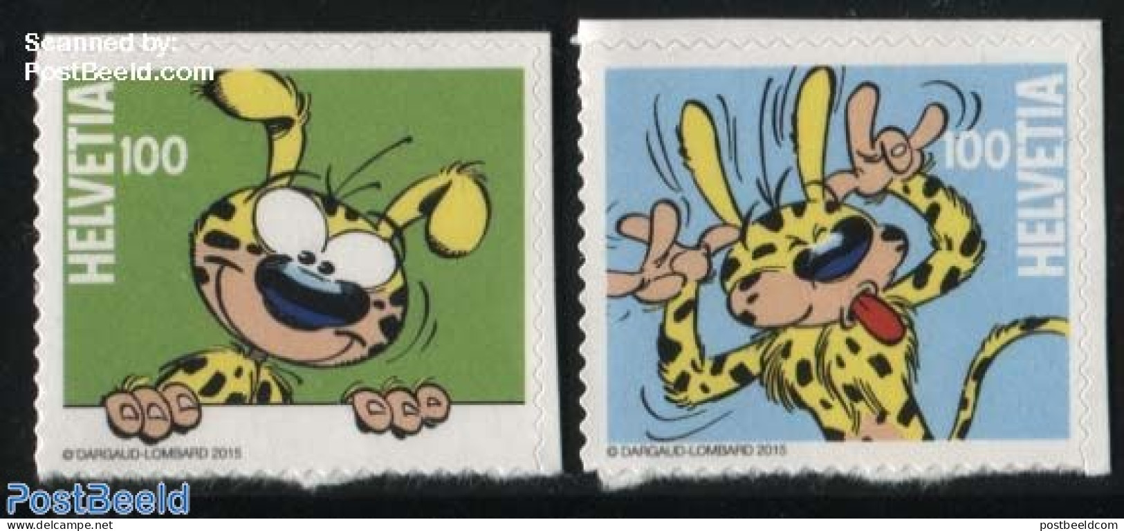 Switzerland 2015 Marsupilami 2v S-a, Mint NH, Art - Comics (except Disney) - Unused Stamps