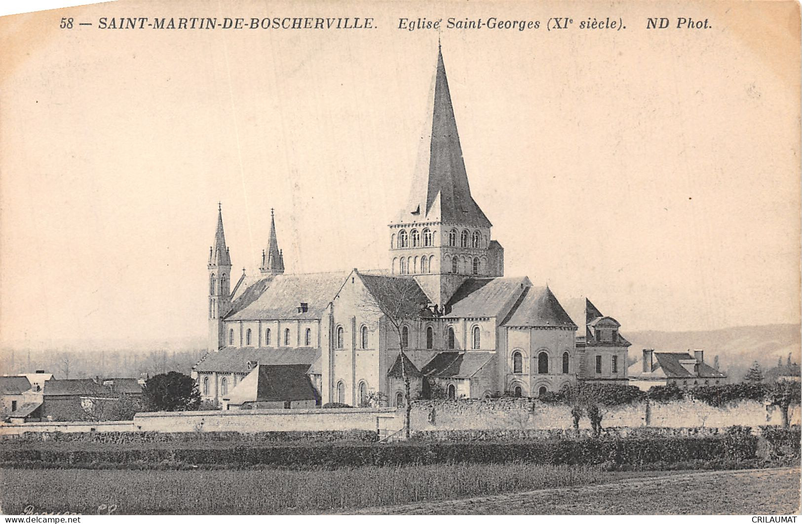 76-SAINT MARTIN DE BOSCHERVILLE-N°T5035-C/0297 - Saint-Martin-de-Boscherville