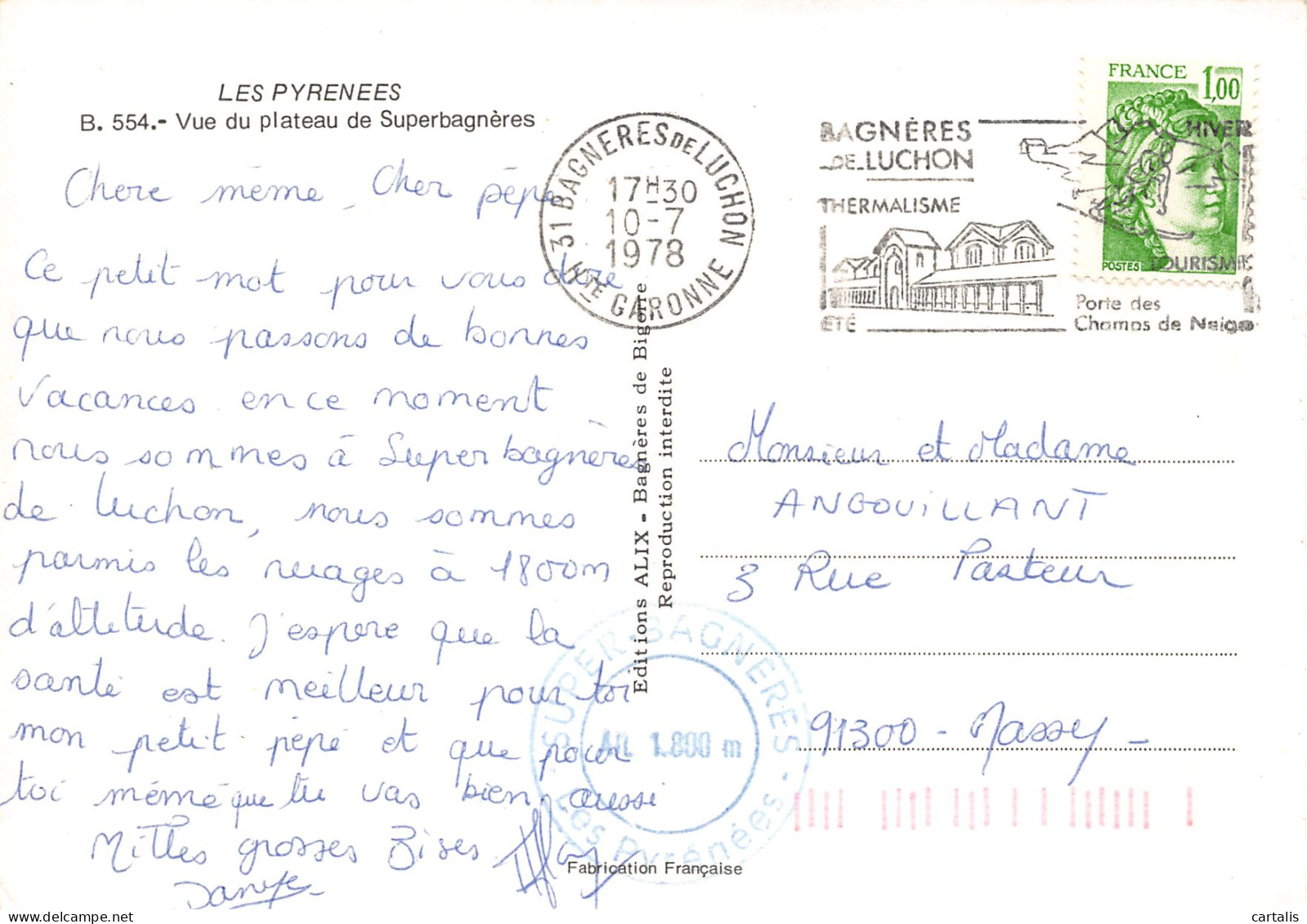 31-SUPERBAGNERES-N°3704-D/0213 - Superbagneres