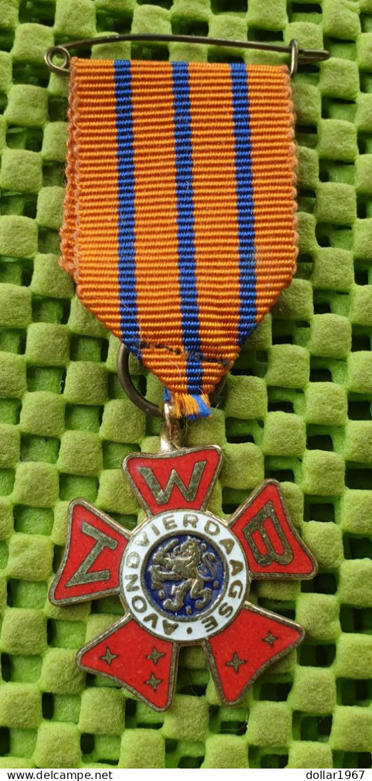 Medaile   :  10x Keer Gelopen Avondvierdaagse N.W.B. Nijmegen  -  Original Foto  !!  Medallion  Dutch - Autres & Non Classés