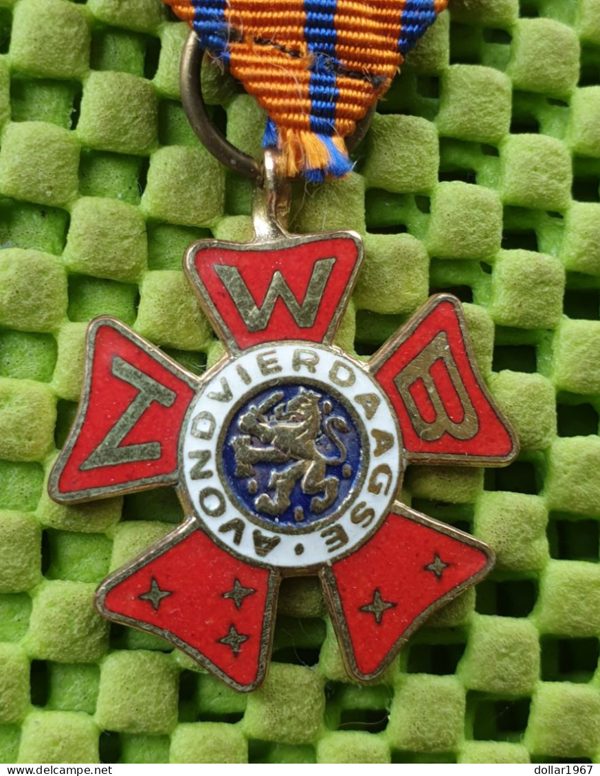 Medaile   :  10x Keer Gelopen Avondvierdaagse N.W.B. Nijmegen  -  Original Foto  !!  Medallion  Dutch - Other & Unclassified