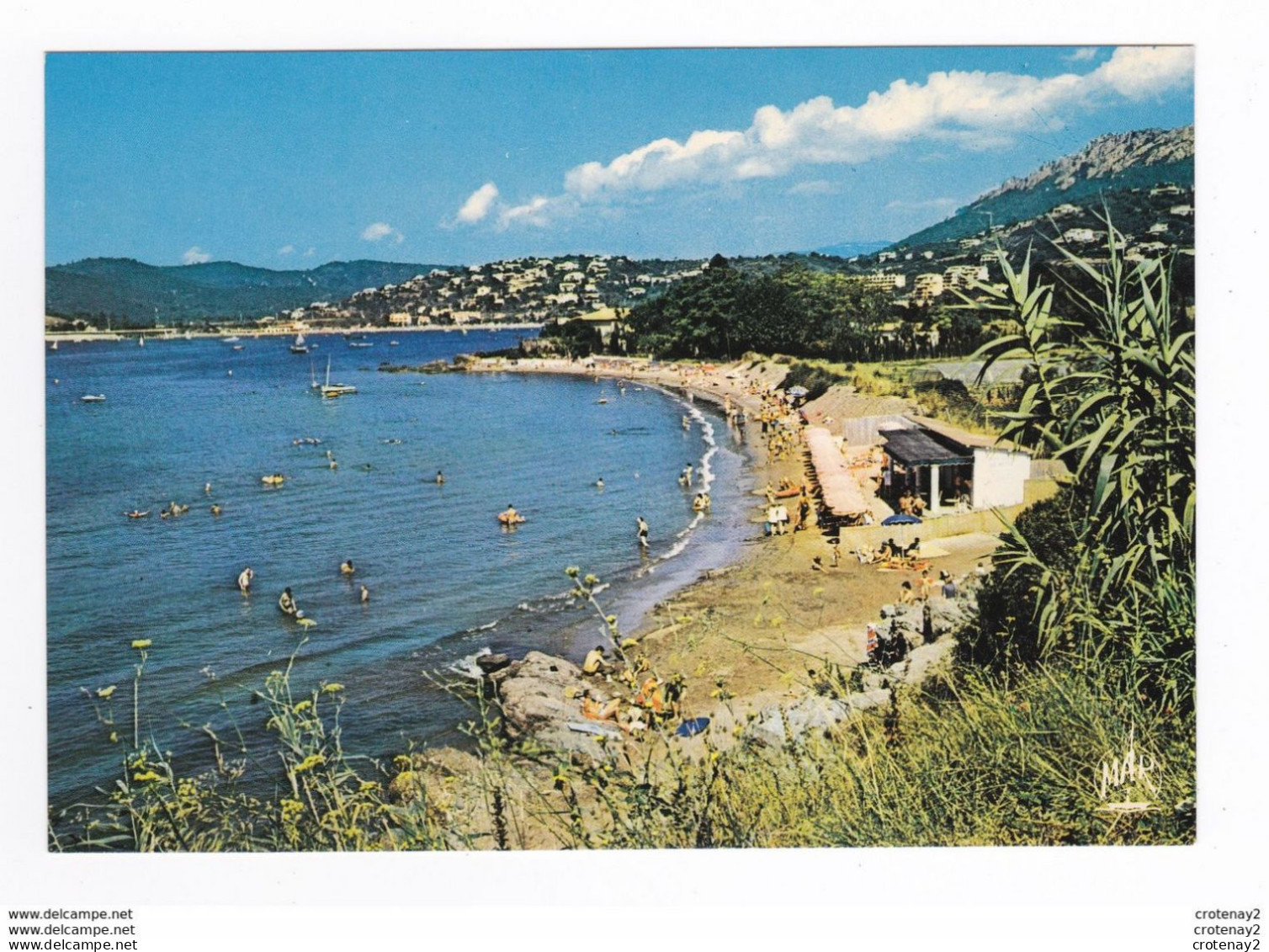 83 AGAY Vers Anthéor N°12888 La Plage De La BEAUMETTE Baignade VOIR DOS - Antheor