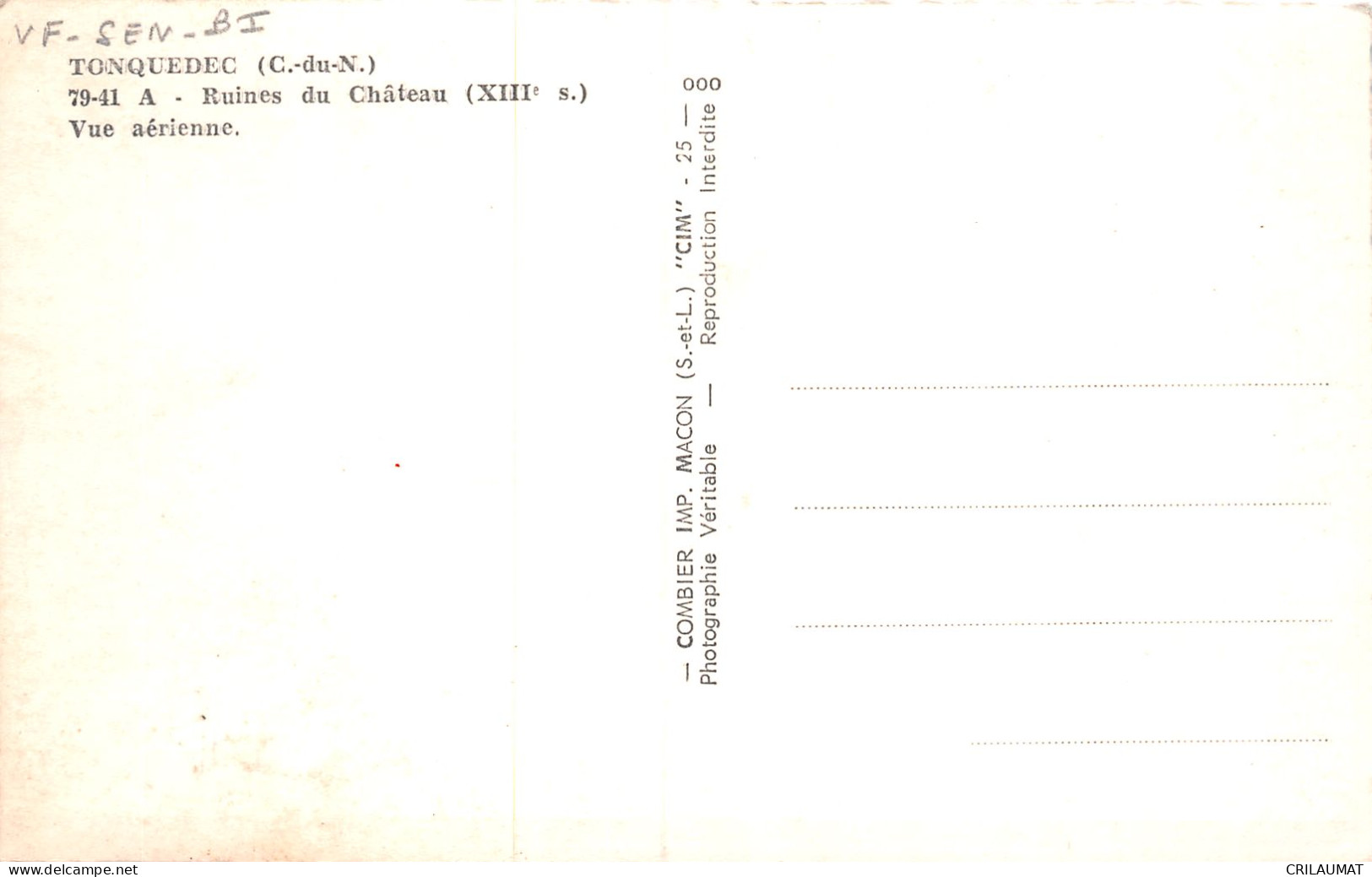 22-TONQUEDEC-N°T5036-D/0021 - Tonquédec