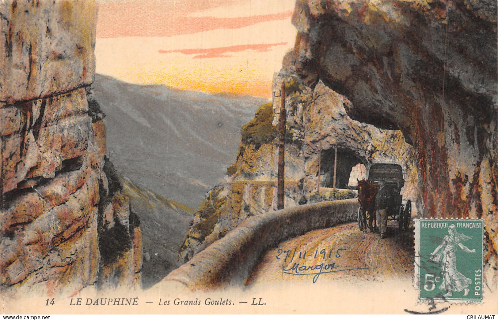 38-LES GRANDS GOULETS-N°T5036-C/0125 - Les Grands Goulets