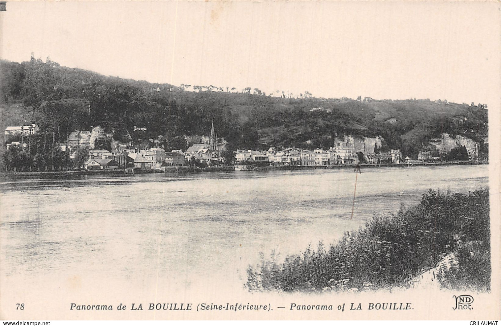 76-LA BOUILLE-N°T5036-E/0059 - La Bouille