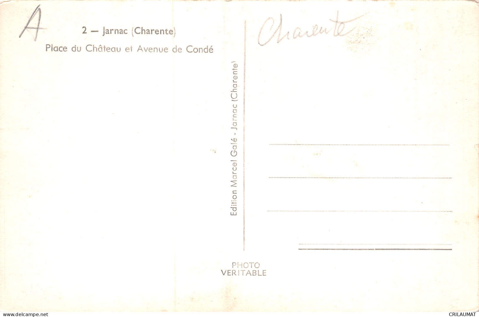 16-JARNAC-N°T5036-G/0133 - Jarnac