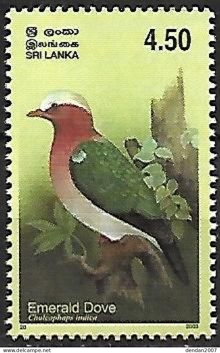 Sri Lanka - MNH ** 2003 :  Common Emerald Dove -   Chalcophaps Indica - Pigeons & Columbiformes