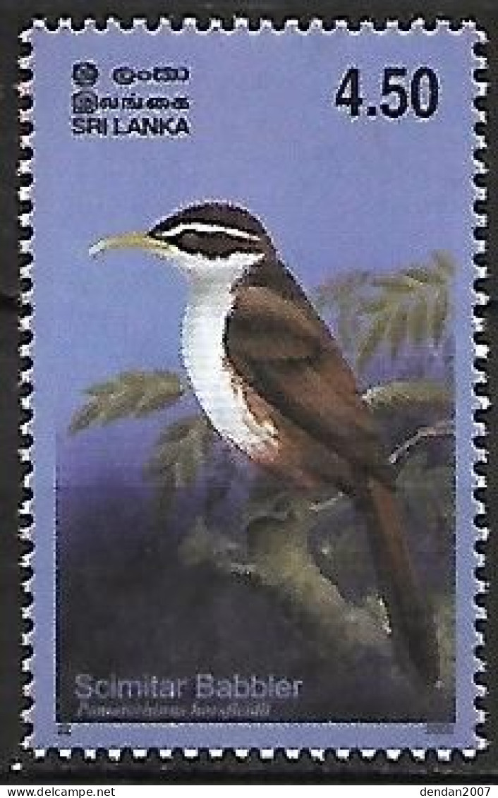 Sri Lanka - MNH ** 2003 : Sri Lanka Scimitar Babbler  -  Pomatorhinus Melanurus - Pájaros Cantores (Passeri)