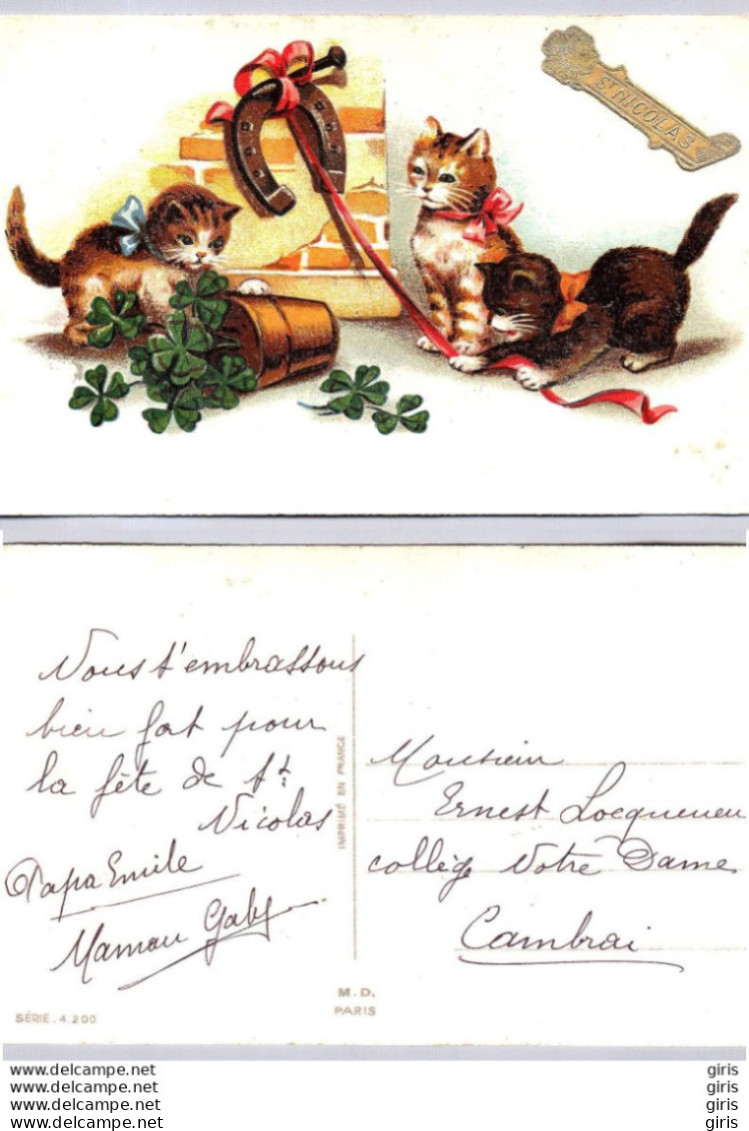 CP - Fêtes - Vœux - Saint-Nicolas - Saint-Nicholas Day