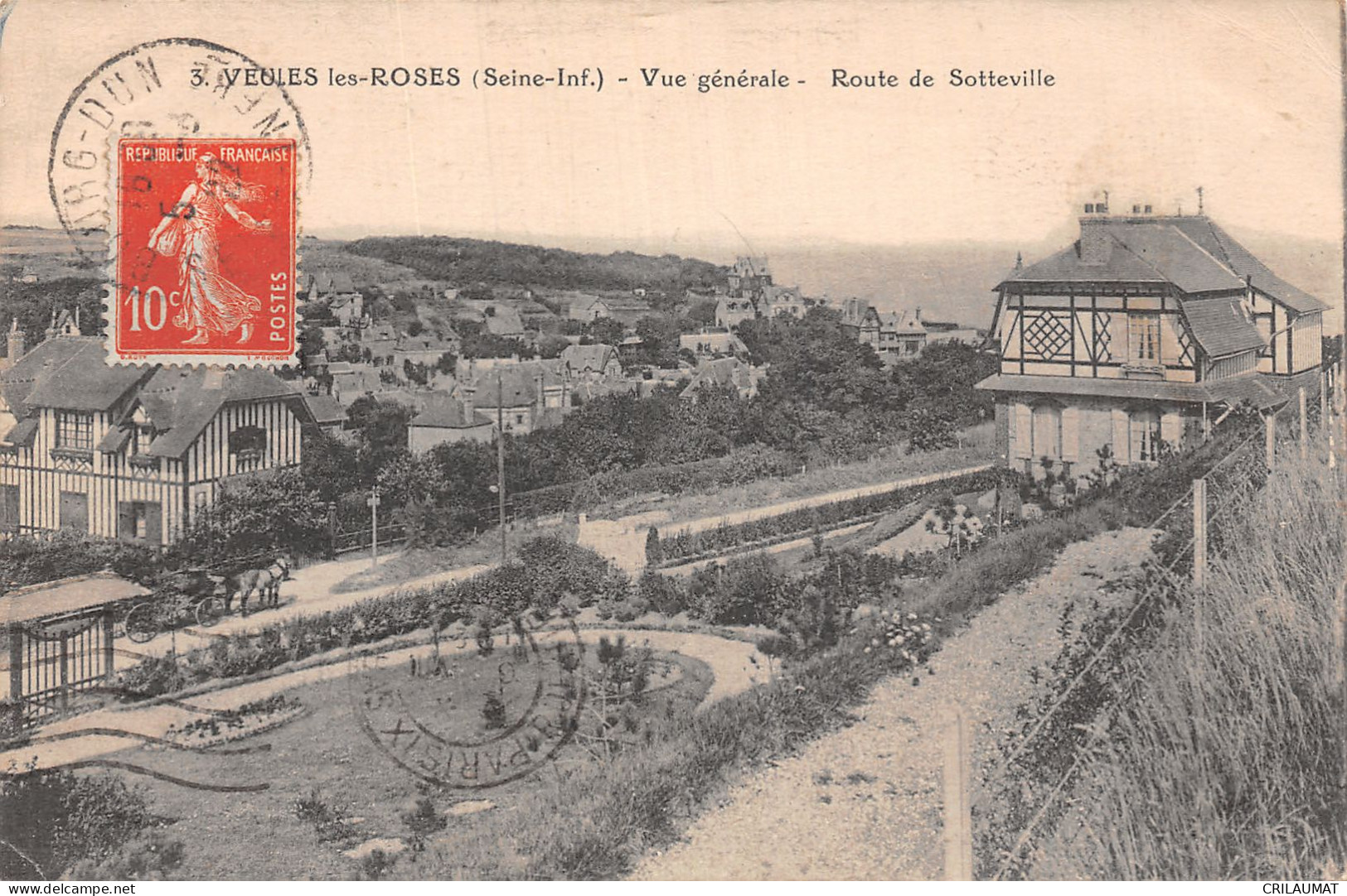 76-VEULES LES ROSES-N°T5038-A/0139 - Veules Les Roses