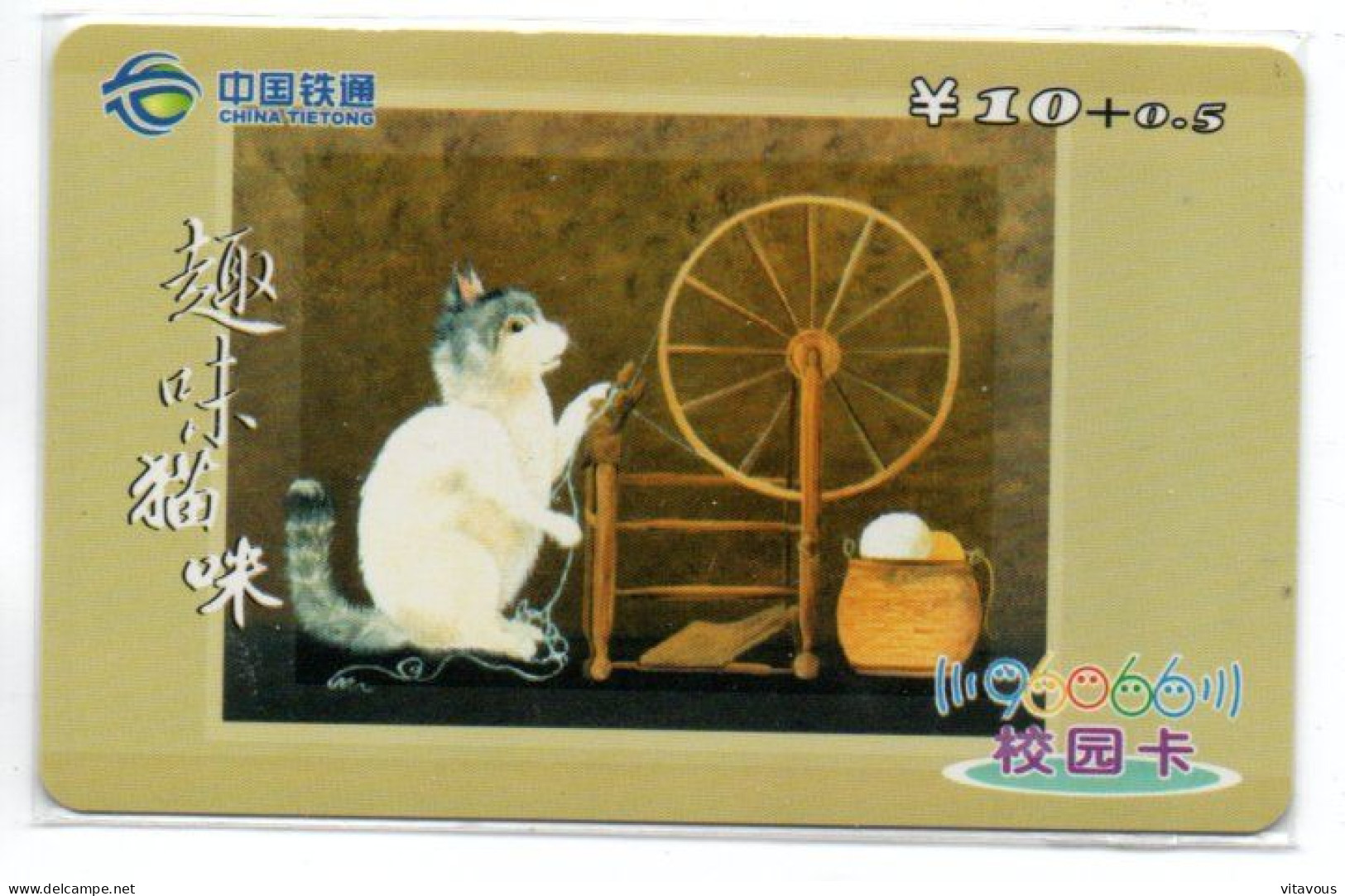 Chat Cat Télécarte Chine Phonecard  (K 224) - Cina