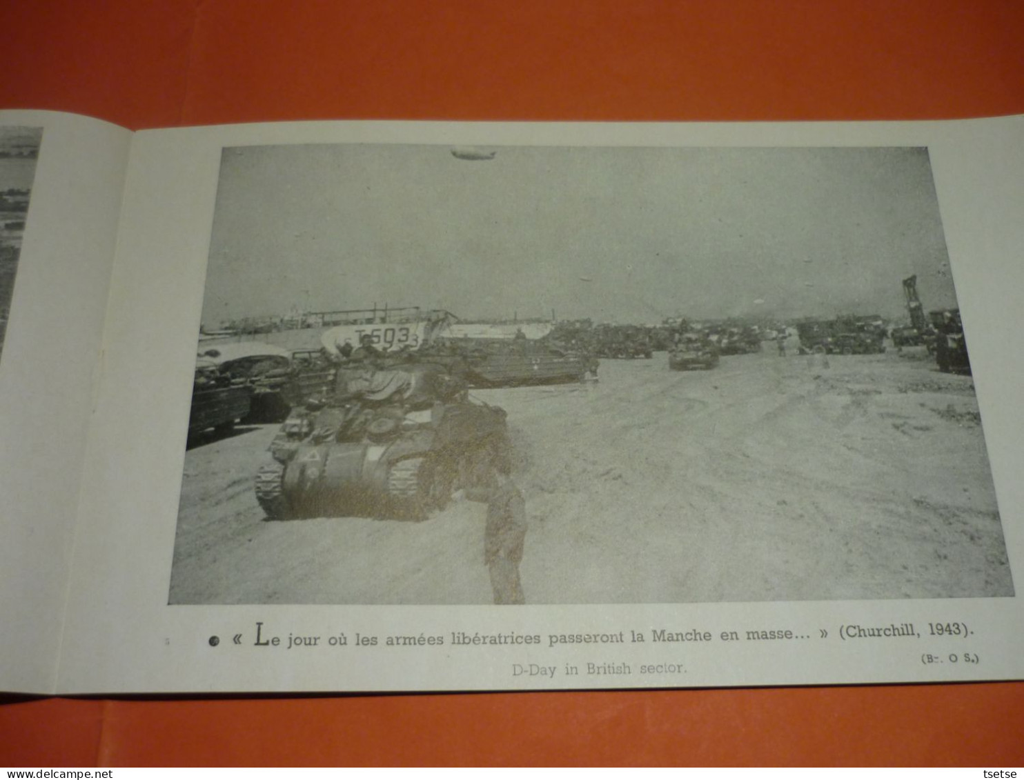 WW2 - D-Day-Album-souvenir Du Débarquement 1er Partie Par Marc Helmer ... Vers 1950 - French