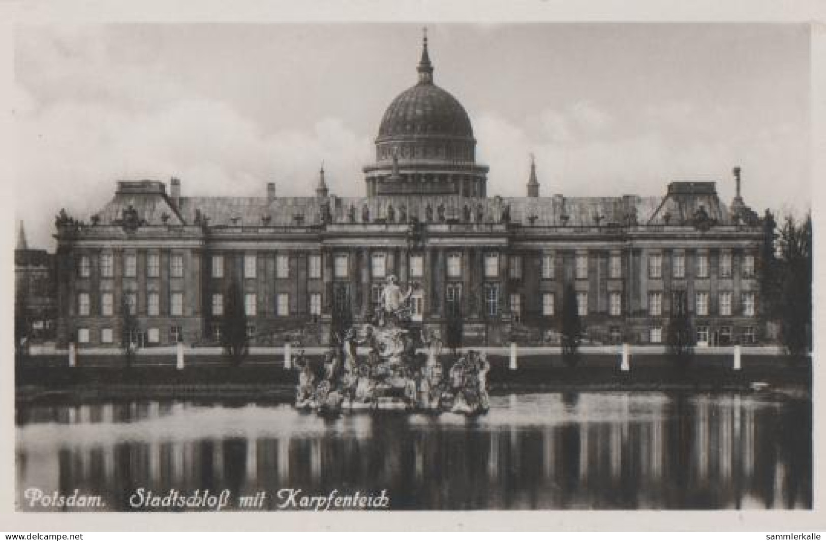 11729 - Potsdam - Stadtschloss Mit Karpfenteich - Ca. 1955 - Potsdam