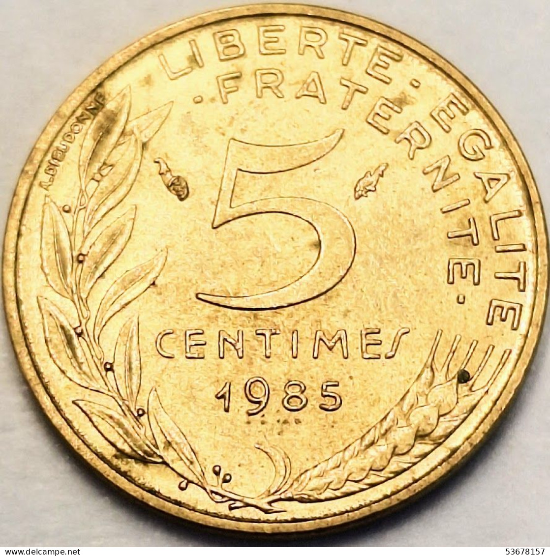 France - 5 Centimes 1985, KM# 933 (#4202) - 5 Centimes