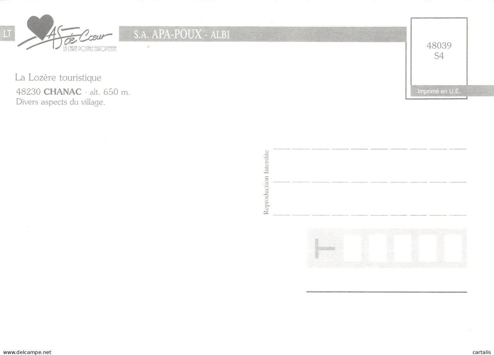 48-CHANAC-N°3712-D/0361 - Chanac