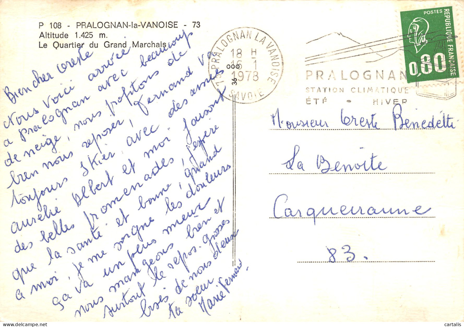 73-PRALOGNAN LA VANOISE-N°3712-D/0081 - Pralognan-la-Vanoise