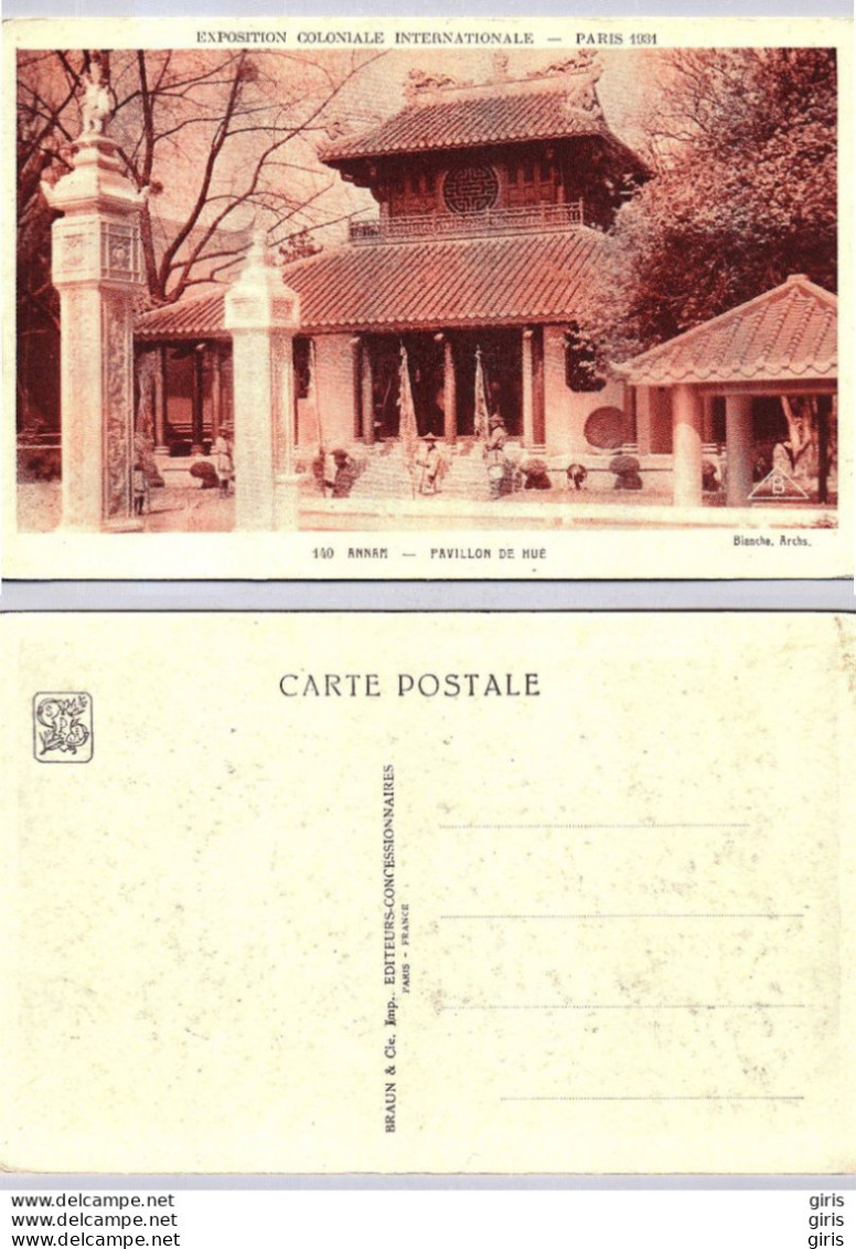 CP - Evénements - Exposition Coloniale Internationale Paris 1931 - Annam, Pavillon De Hue - Expositions