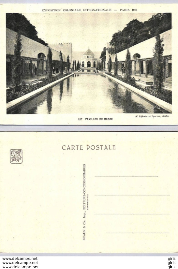 CP - Evénements - Exposition Coloniale Internationale Paris 1931 - Pavillon Du Maroc - Expositions