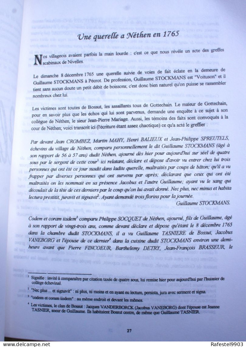 Mélanges Néthennoisx2 + Les Cahiers Du Millénaire X4  Néthen Région Hamme Mille Beauvechain Brabant Wallon - Belgien