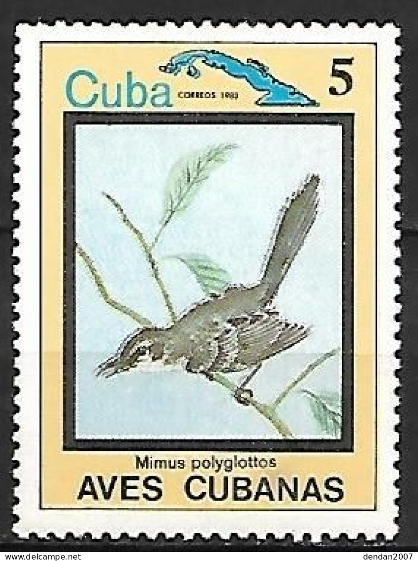 Cuba -MNH ** 1983 :    Northern Mockingbird  -  Mimus Polyglottos - Sperlingsvögel & Singvögel