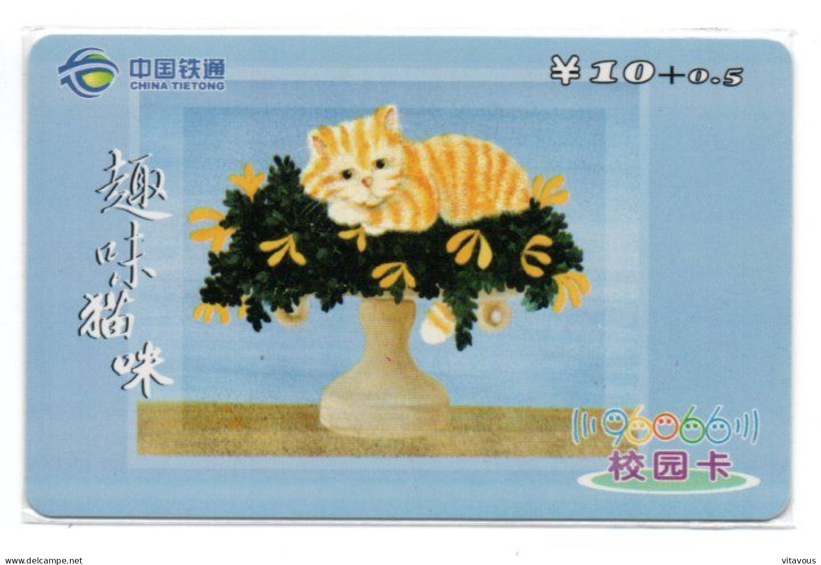 Chat Cat Télécarte Chine Phonecard  (K 225) - China