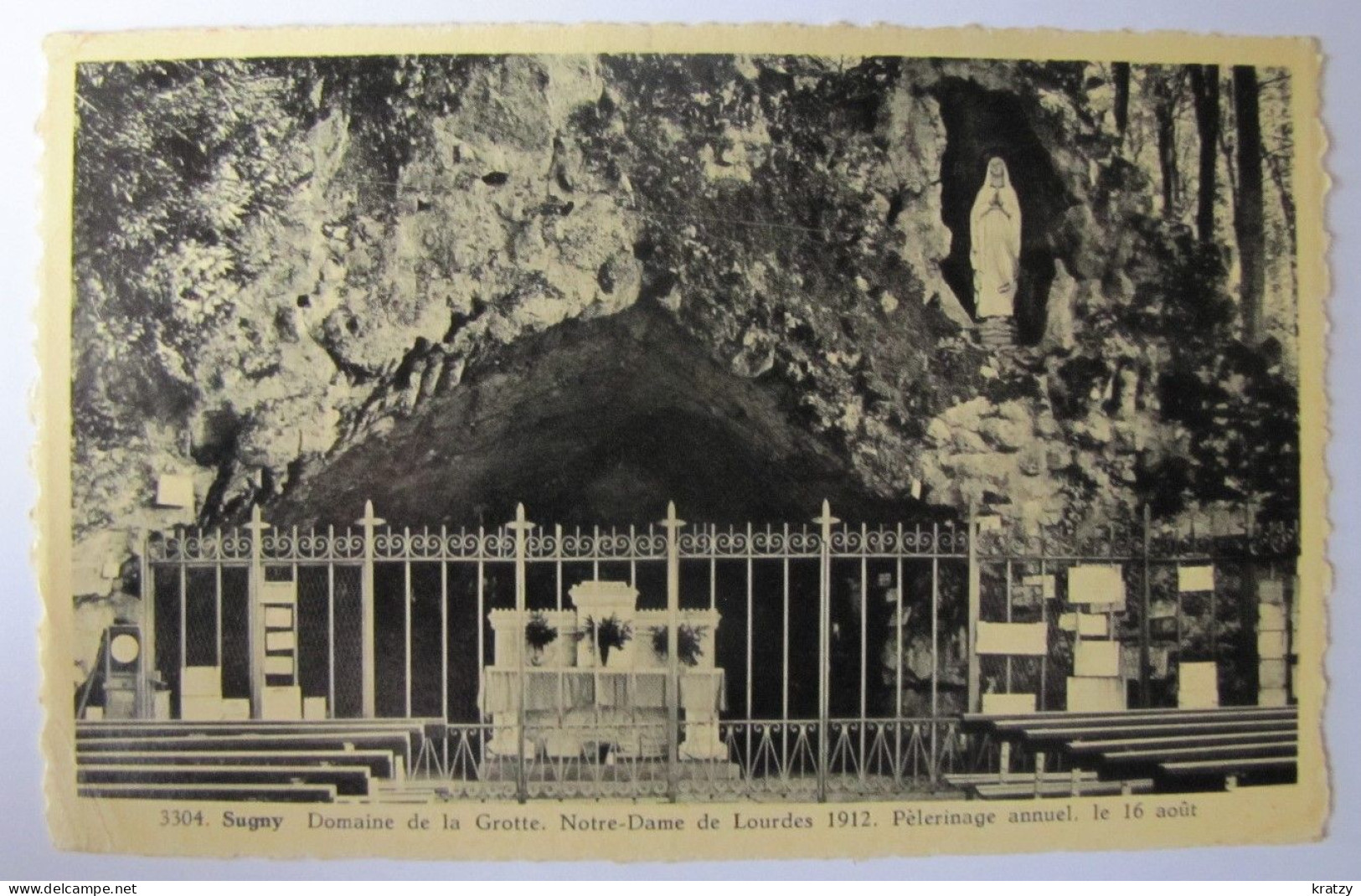BELGIQUE - NAMUR - VRESSE-SUR-SEMOIS - SUGNY - Domaine De La Grotte De Notre-Dame De Lourdes - 1957 - Vresse-sur-Semois