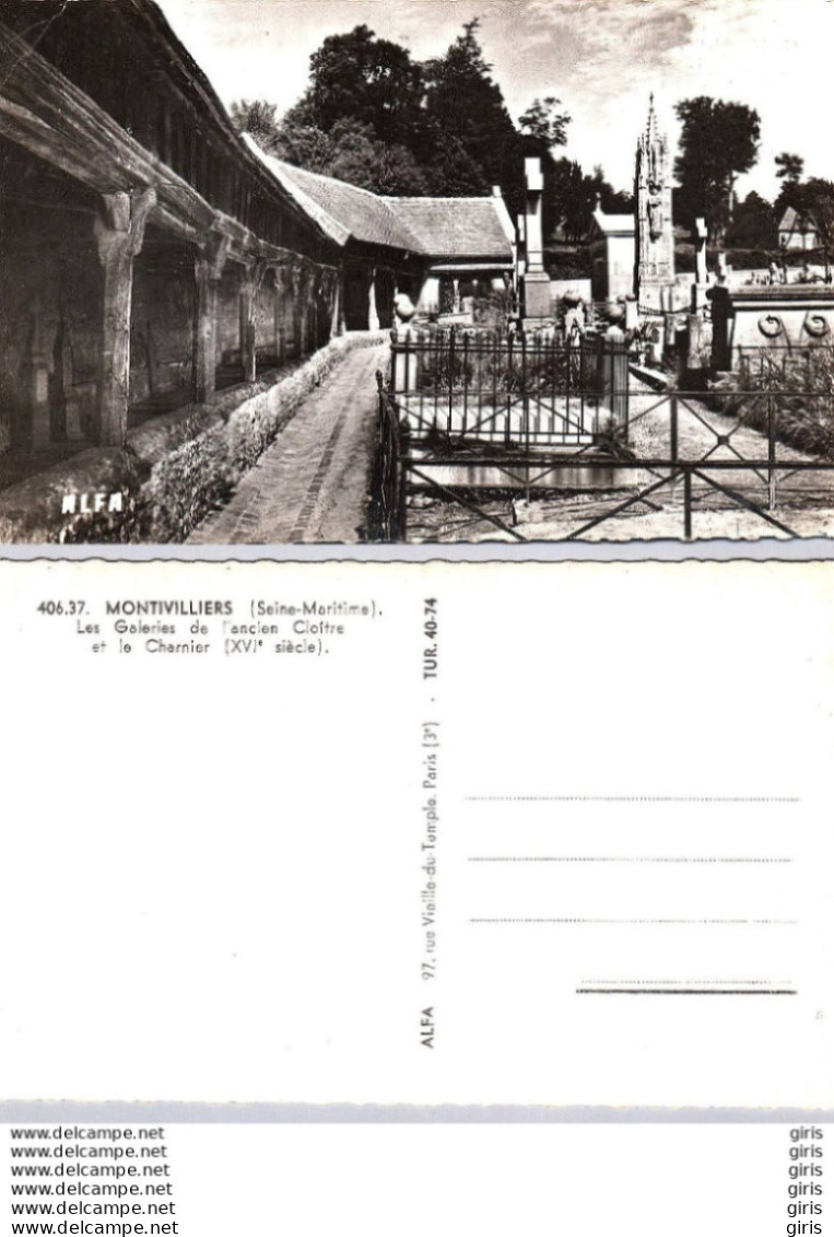 76 - Seine Maritime - Montivilliers - Les Galeries De L'ancien Cloitre Et Le Charnier - Montivilliers