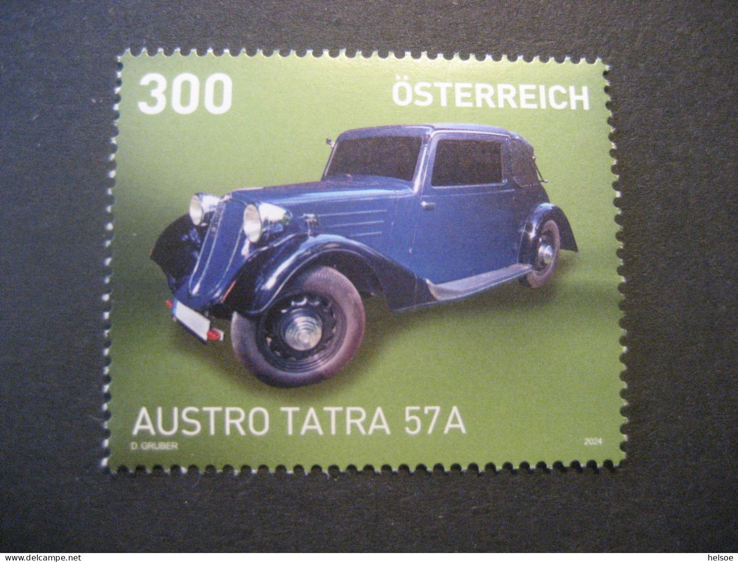 Österreich 2024- Serie: Autos, Austro Tatra 57A, Nennwert 300 Ct. Ungebraucht - Nuevos