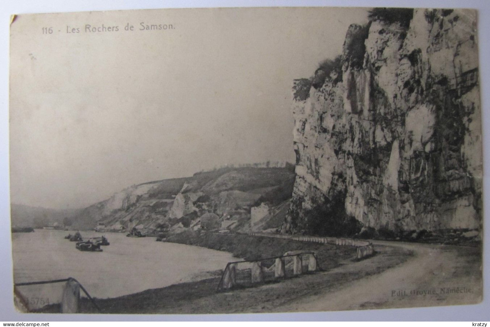 BELGIQUE - NAMUR - ANDENNE - THON-SAMSON - Les Rochers - 1909 - Andenne