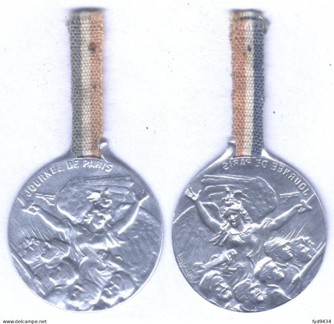 Médaille De La Journée De Paris - 1916 - France