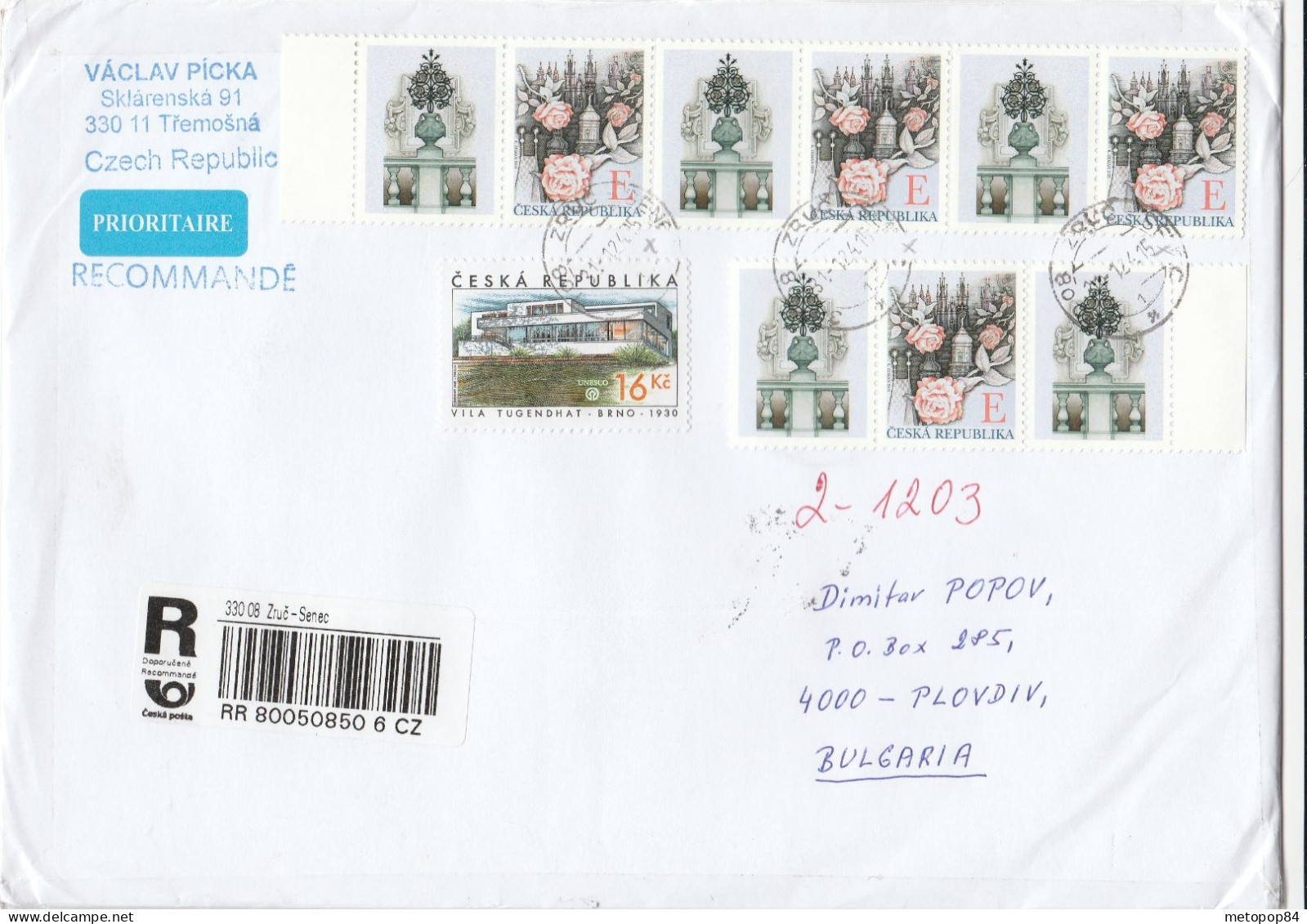 Czech Republic 2024 - R-letter - Oblitérés