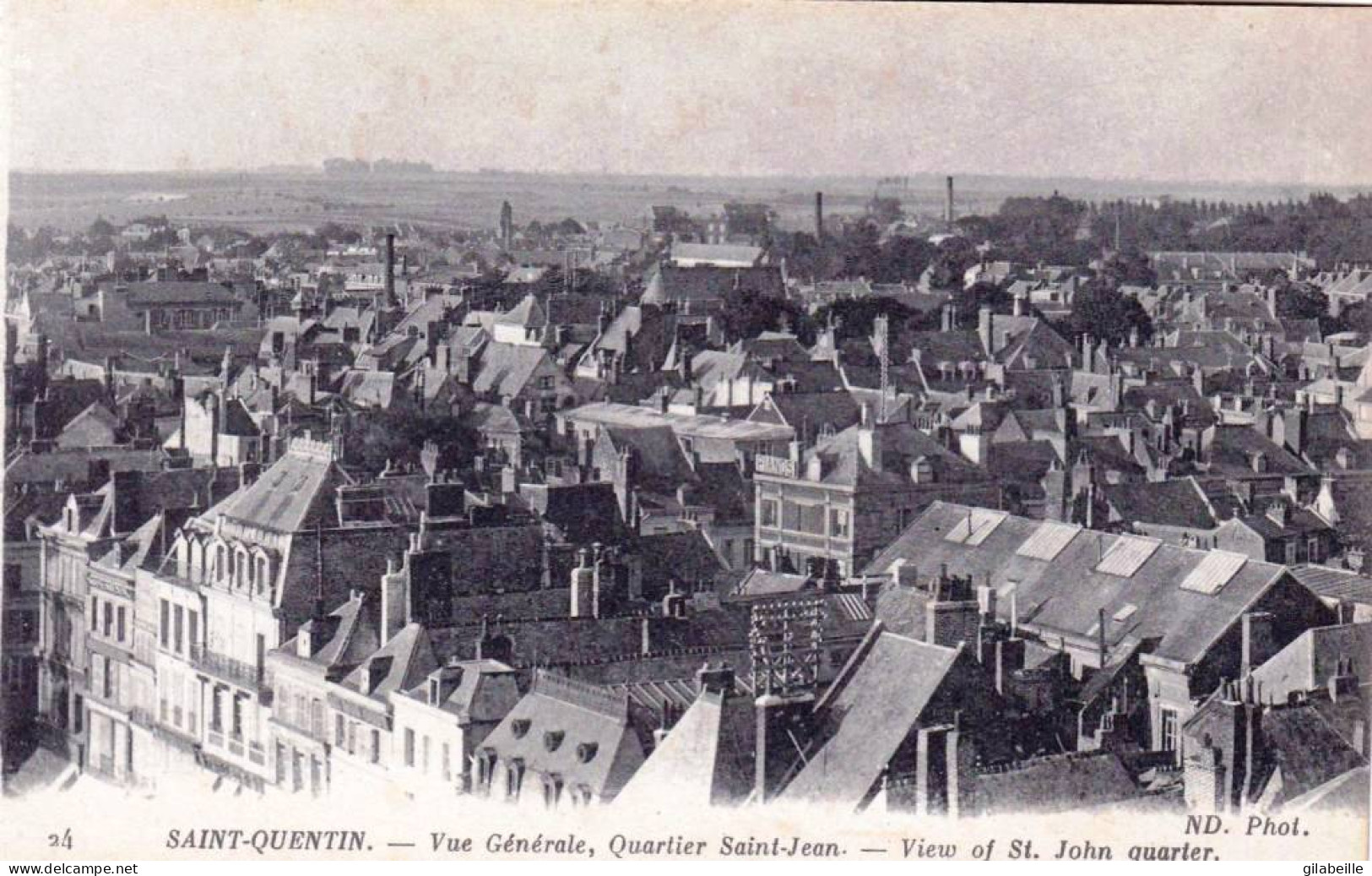 02 - Aisne -  SAINT QUENTIN -   Vue Generale Quartier Saint Jean - Saint Quentin