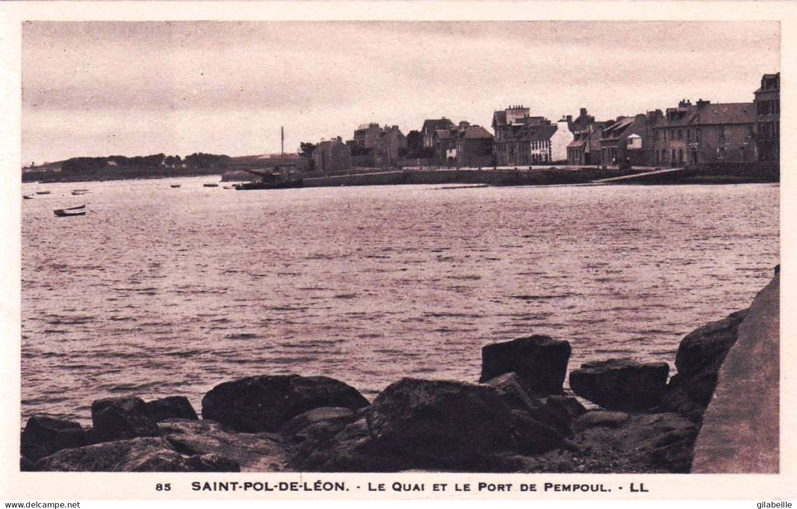 29 - Finistere -  SAINT POL  De LEON -  Le Quai Et Le Port De Pempoul - Saint-Pol-de-Léon