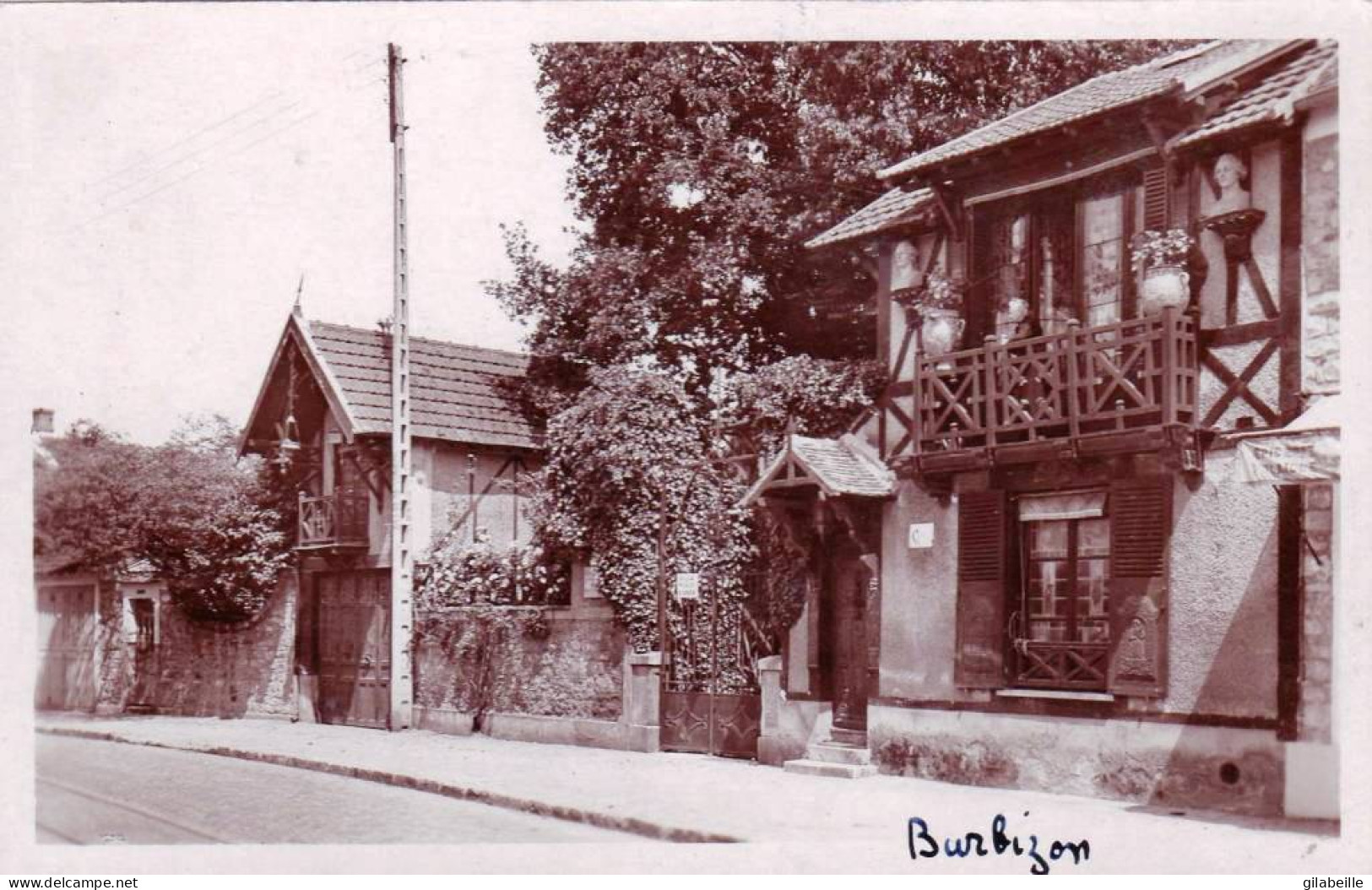 77 - Seine Et Marne  - BARBIZON -  Ancienne Maison Felix Ziem - Carte Glacée - Barbizon