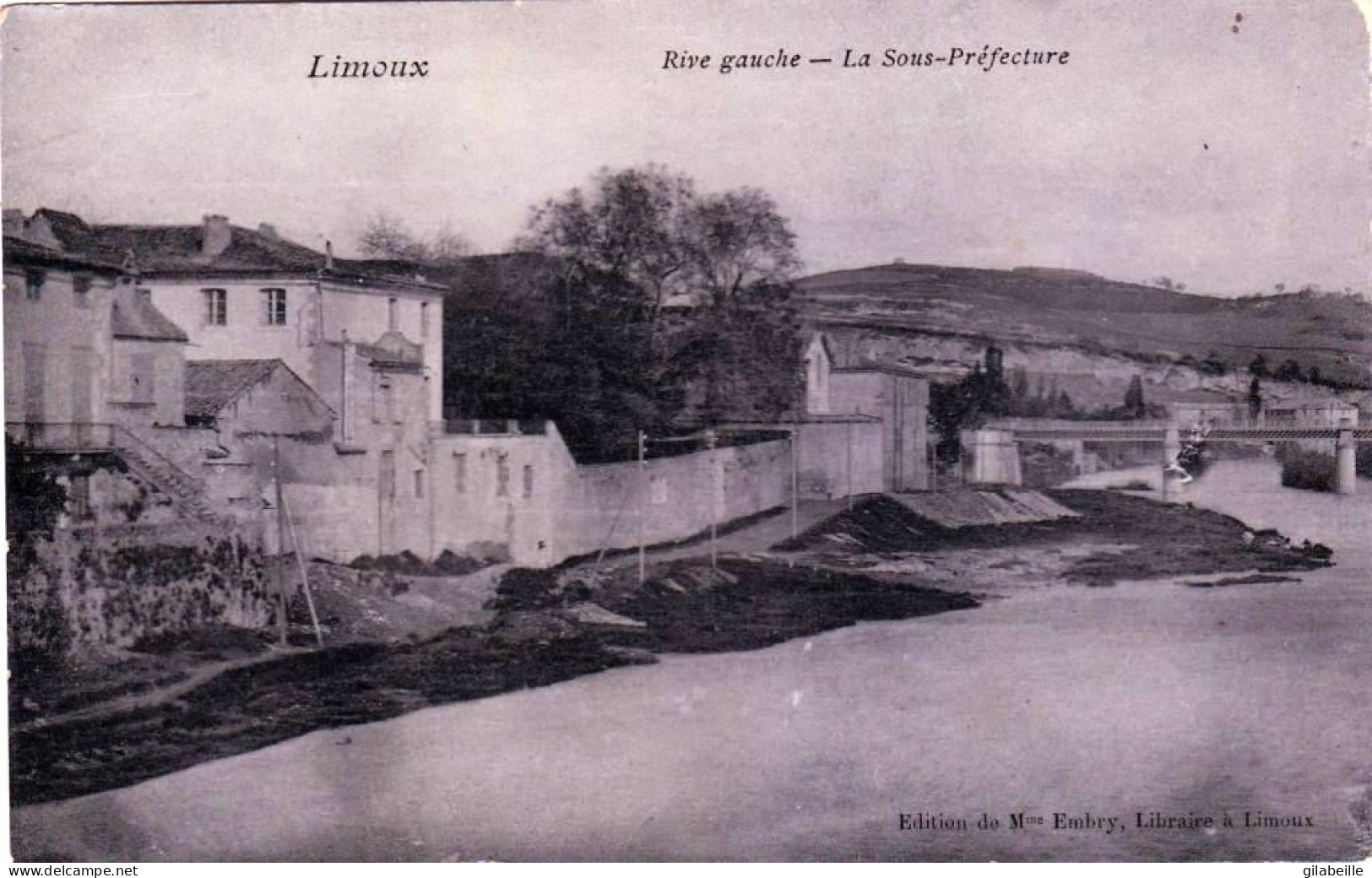 11 - Aude -  LIMOUX -  Rive Gauche - La Sous Prefecture - Limoux