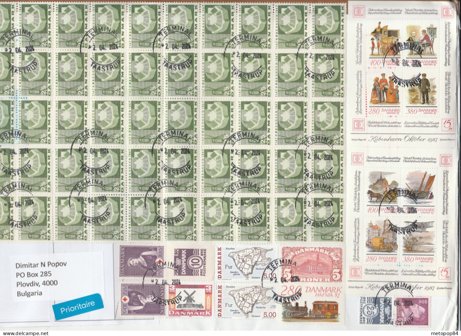 DENMARK 2024 Ordinary Letter - Used Stamps