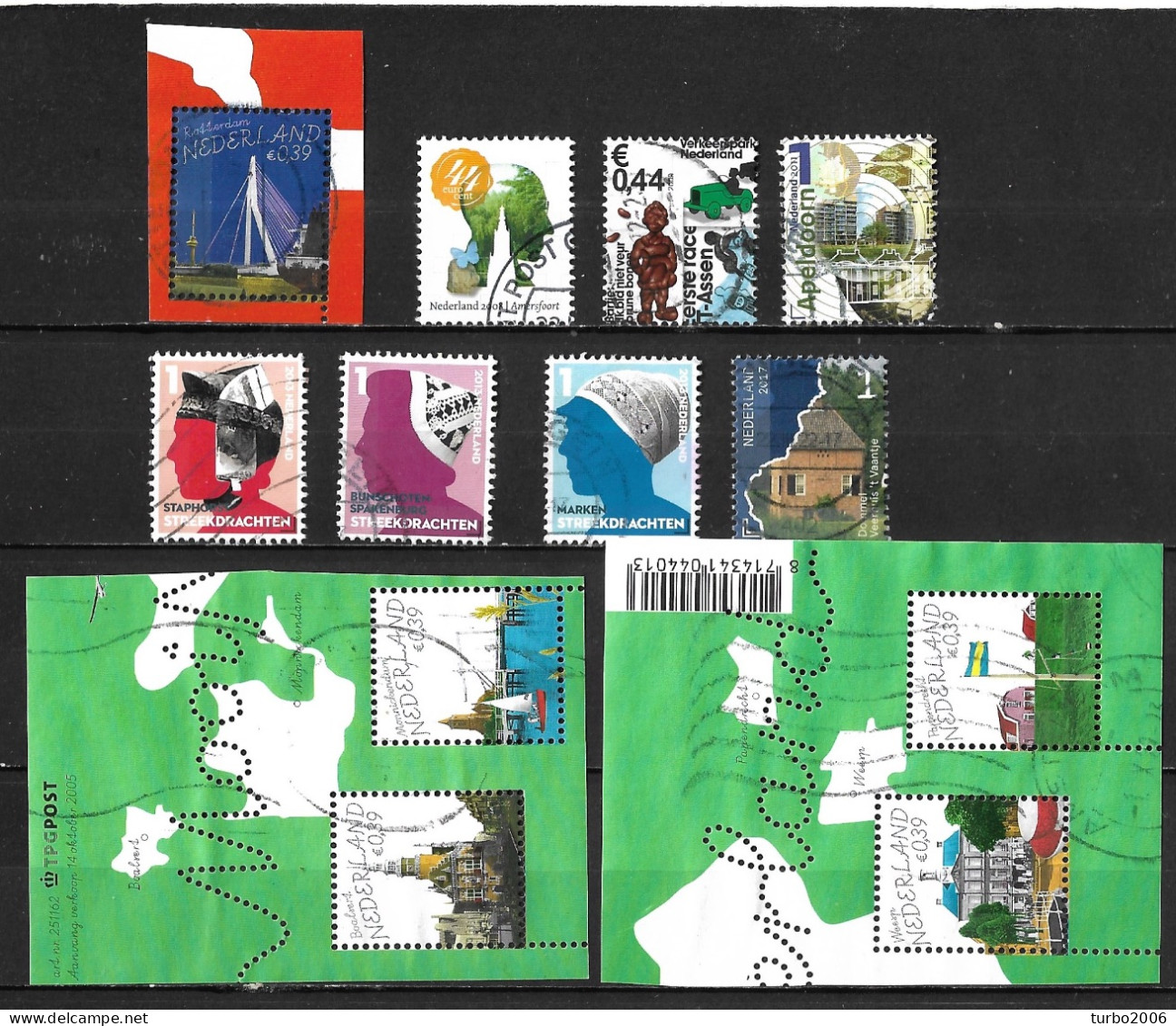 2005-2017 Zegels Uit Velletjes Mooi Nederland NVPH Tussen 2364-3536 A - Used Stamps