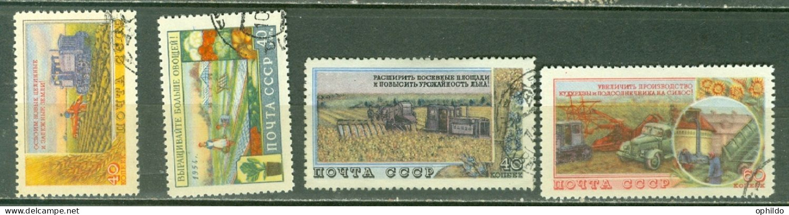 URSS   Michel  1741/1744  Ob  TB    - Usati