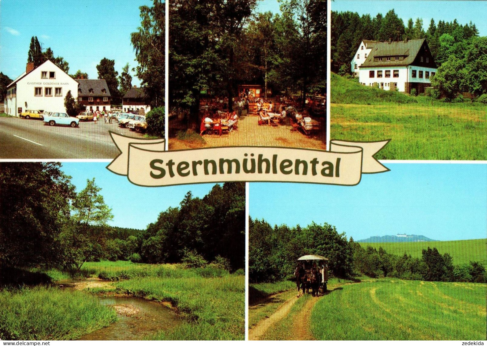 H1186 - TOP Sternmühlental Stermühle Gaststätte - Bild Und Heimat Reichenbach Qualitätskarte - Augustusburg