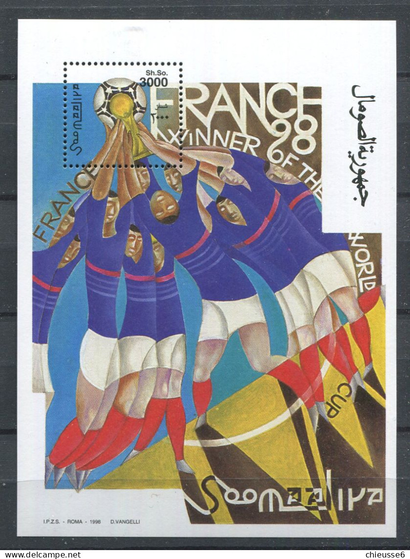 Somalie ** Bloc 49 - "France 98" Coupe Du Monde De Foot - Somalie (1960-...)