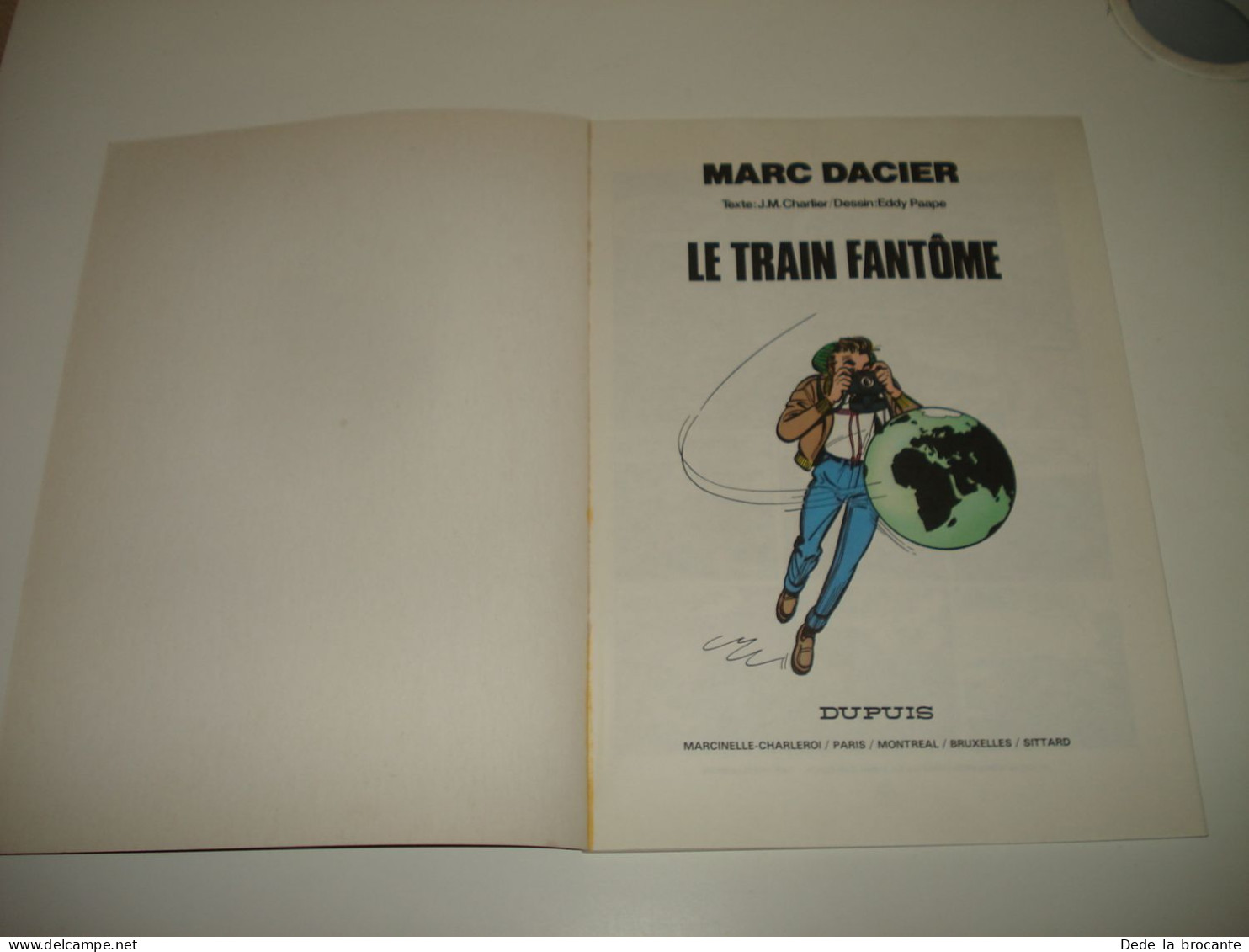 C54 (2) / Marc Dacier N° 13  " Le Train Fantôme " 2em Série - Réédition De 1982 - Autres & Non Classés