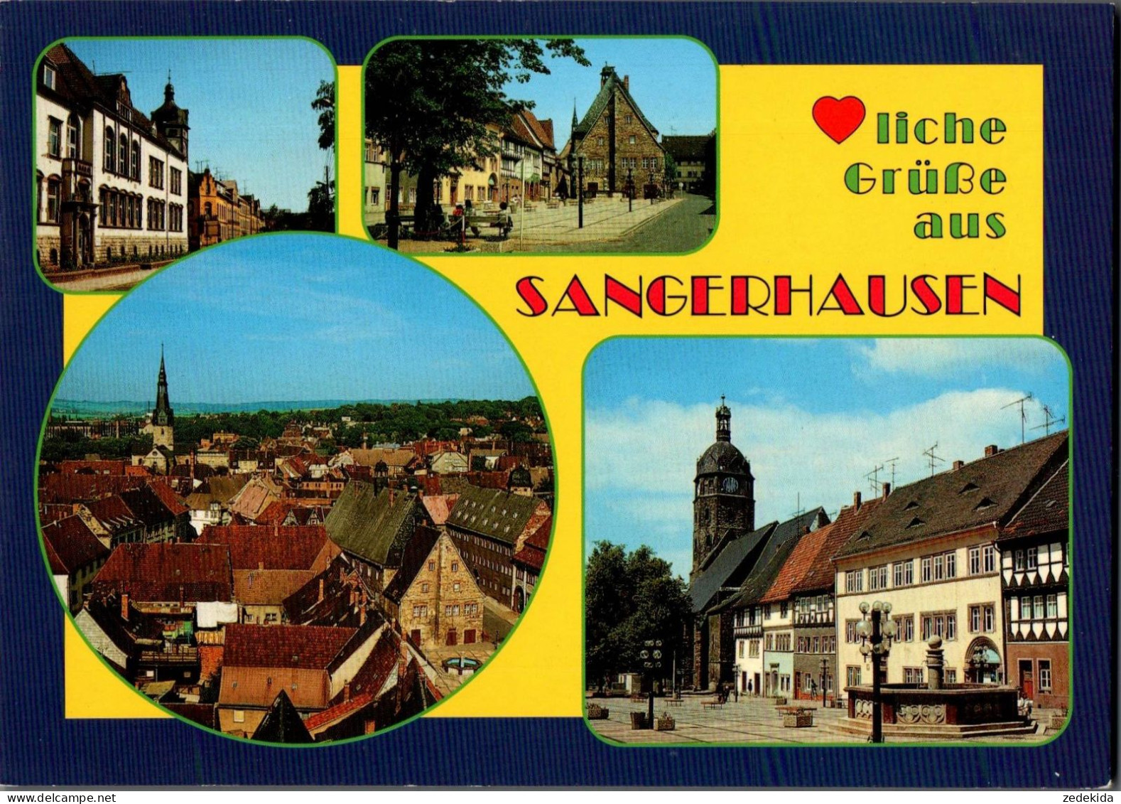 H1190 - TOP Sangerhausen - Bild Und Heimat Reichenbach Qualitätskarte - Sangerhausen