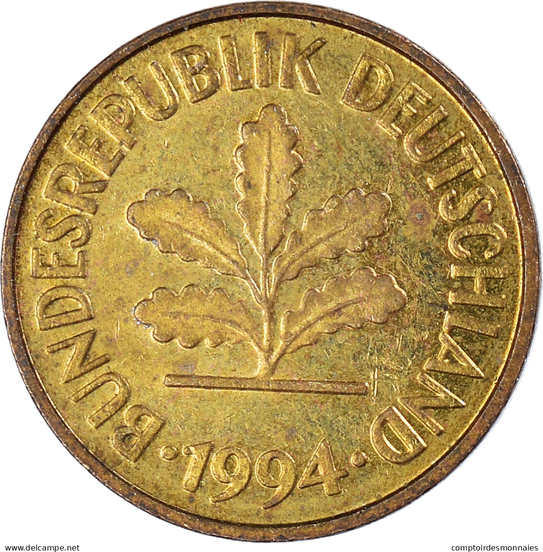 Monnaie, République Fédérale Allemande, 5 Pfennig, 1994 - 5 Pfennig